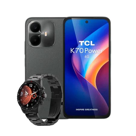 Combo TCL K70 Power 4+256GB Green + Smartwatch Dekkin 1.43" AMOLED