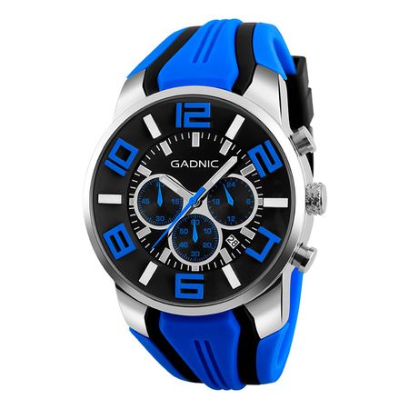 Reloj Azul Gadnic Sumergible con 3 Diales