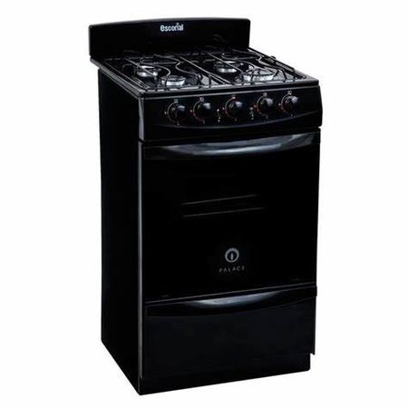 COCINA ESCORIAL PALACE NEGRA 51CM GAS NATURAL
