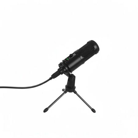 MICRÓFONO NISUTA USB CONDENSADOR (C:NEGRO NSMICG4)