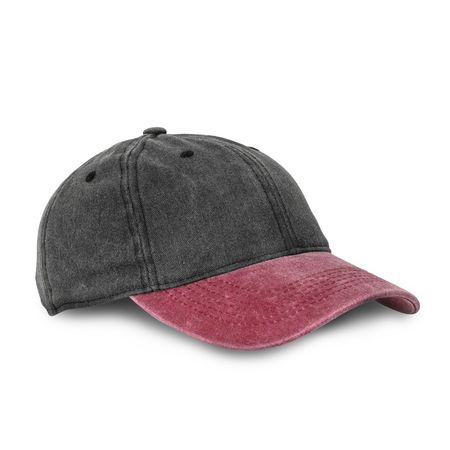 GORRA TREK NEGRA Y BORDO 
