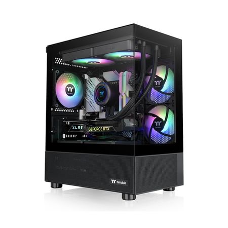 Gabinete TT View 170 Micro Chassis TG x2 Fan ARGB x3 Black