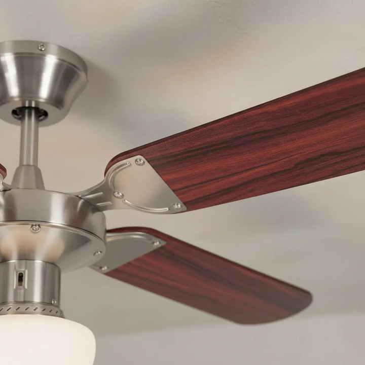 Ventilador Liliana Vthm214 Techo 4 Aspas De Madera Reversibles Con Luz - Vista 4