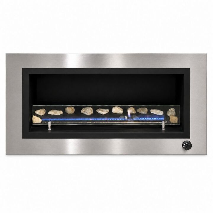 Chimenea París 90 CM Acero Inoxidable - Vista 1