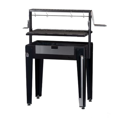 Parrilla A Carbón Bosca Maitén Negro Acero Inoxidable