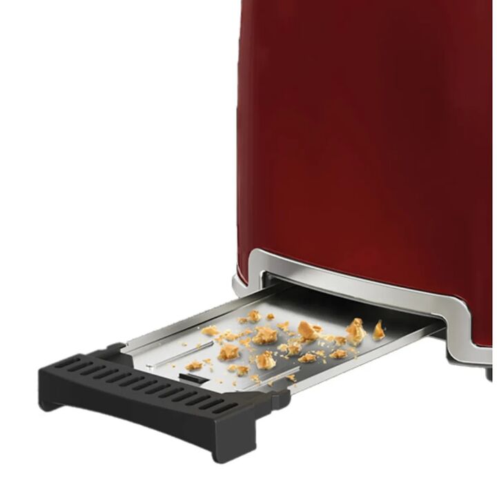 Tostadora Eléctrica Liliana Retrotoast Roja AT928R 900W - Vista 4