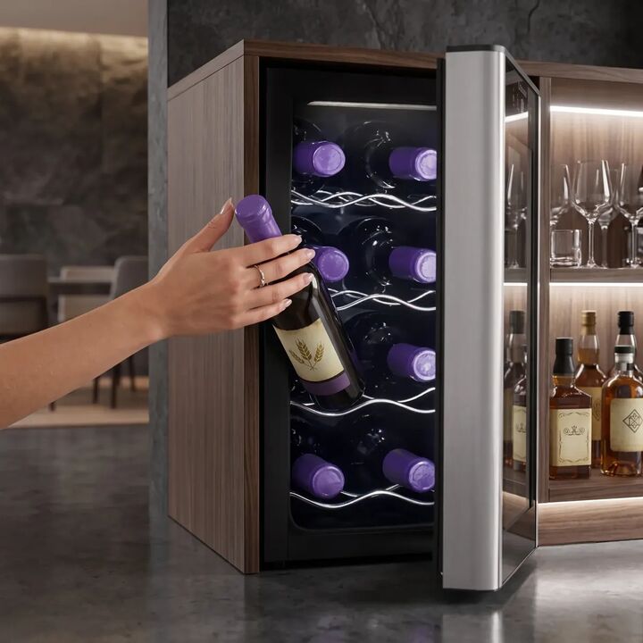 Cava De Vino Electrolux Erw085xamb 8 Botellas Panel Touch - Vista 4