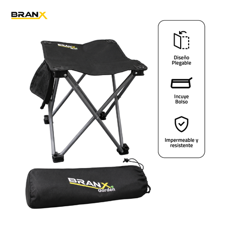 Banquito Banco Branx Camping Plegable Portatil Banqueta