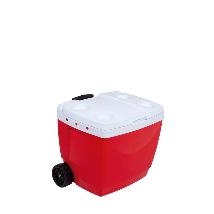 Conservadora Heladera Termica 42lt Mor con Ruedas Rojo - Vista 2