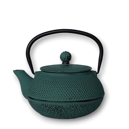 Tetera hierro fundido con filtro infusor 600 ml color Verde