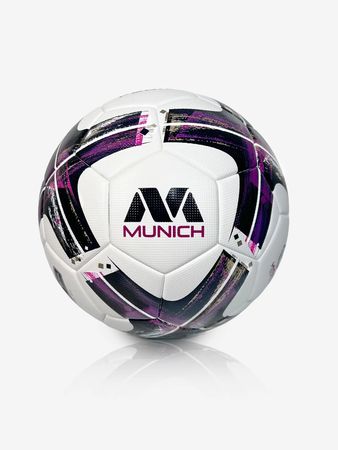 Pelota De Futbol Munich Fenix Profesional Termosellada BORDO, DORADO Y NEGRO