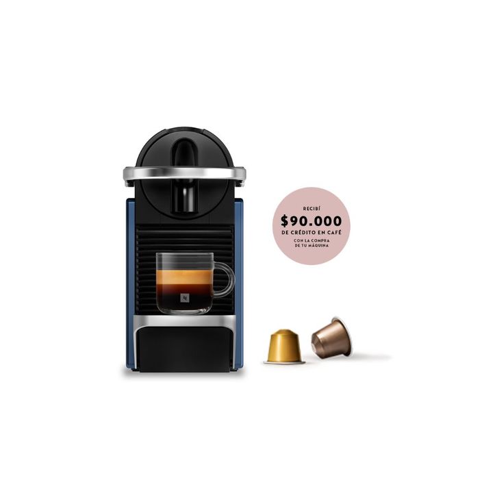 Cafetera Nespresso Pixie Dark Blue - Vista 1