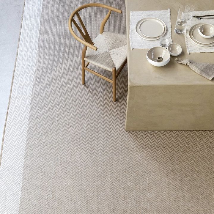 Alfombra simil Yute Natural y Beige - 300x400cm - Vista 5