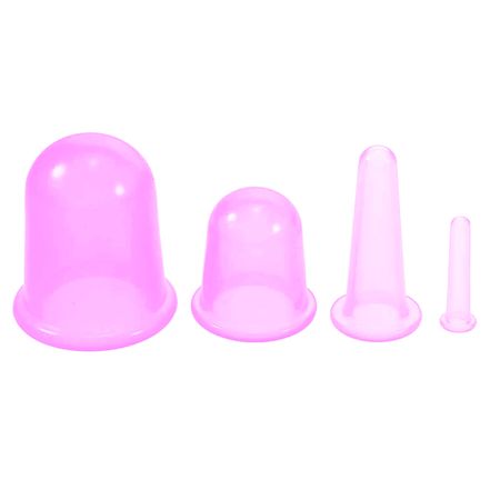 Set X4 de Ventosas de Vacío Gadnic MASSAG-V3N Masajeador Facial Corporal