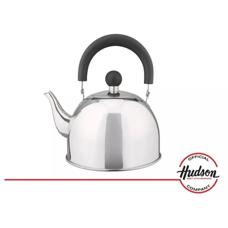 Pava Pico Matero Acero Inoxidable Hudson 1.5 Litros mango negro