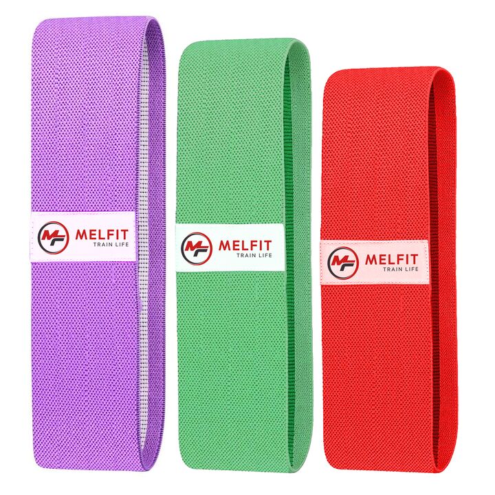 Banda Elastica De Resistencia Baja Melfit Entrenamiento Mf B3 Violeta - Vista 1