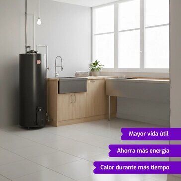 Termotanque a Gas Natural Rheem 120 Litros de Pie TGNP120RH - Vista 3