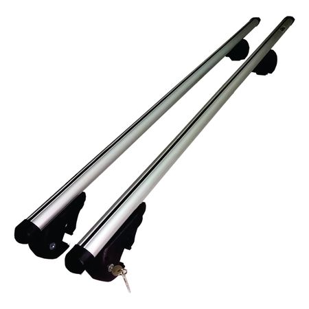 Porta equipaje universal Aluminio Rural 120CM Gris con llave