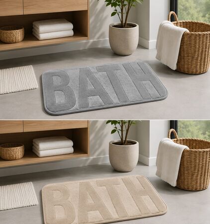 Alfombra de baño BATH BEIGE