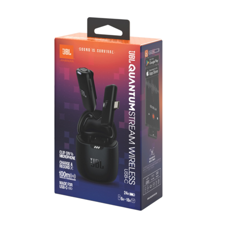 MICROFONO JBL QUANTUM STREAM CORBATERO (C:NEGRO)
