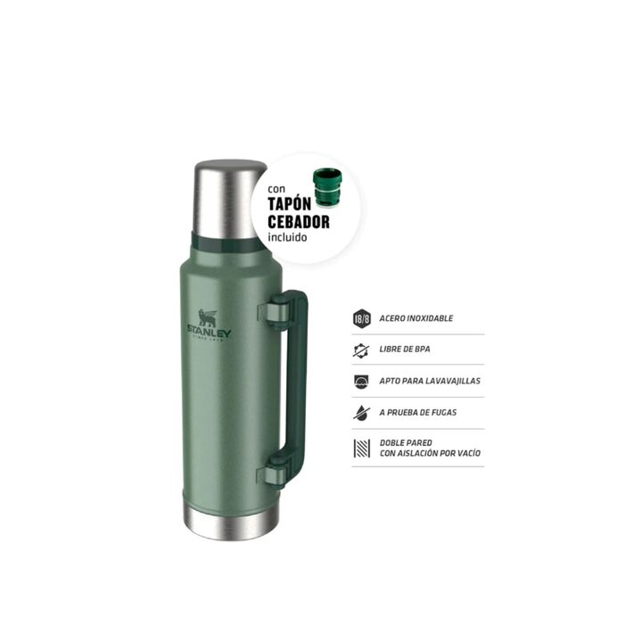 TERMO STANLEY 1.4 LTS CLASSIC BOTTLE (C:VERDE) - Vista 3