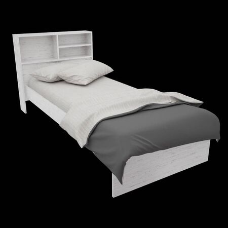 CAMA C/REPISA ORLANDI VE 105 BAHIA - VENECIA, 1 PLAZA, 3 ESTANTES