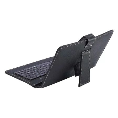 Funda Con Teclado Para Tablet Cable Micro Usb Negro