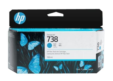 Cartucho Hp 498N5A HP 738 130-ml Cyan DesignJet Ink
