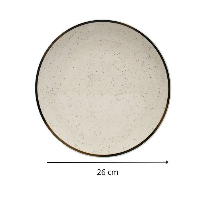 Juego Vajilla x 18 piezas platos Unni Brisa ceramica Oxford - Vista 3