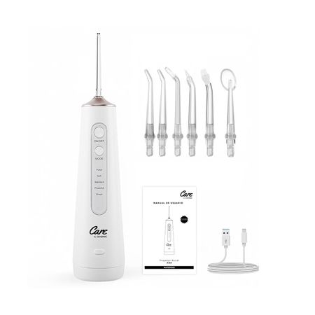 Irrigador Bucal Eléctrico XB8 Gadnic Con 6 Puntas Intercambiables Blanqueador
