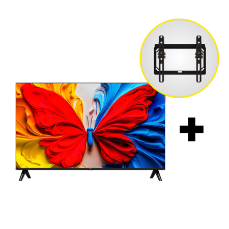Combo Tv Tcl 32  S5k Qled Google Tv + Soporte Nakan