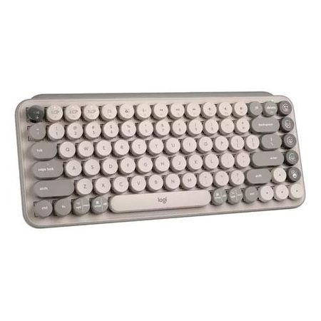 Teclado Logitech Pop Misr Sand Bluetooth 920-011518