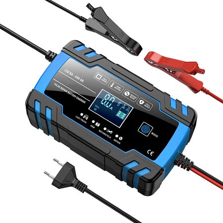 Cargador de Batería Inteligente Gadnic Automatico 12v 8a 24v 4a 