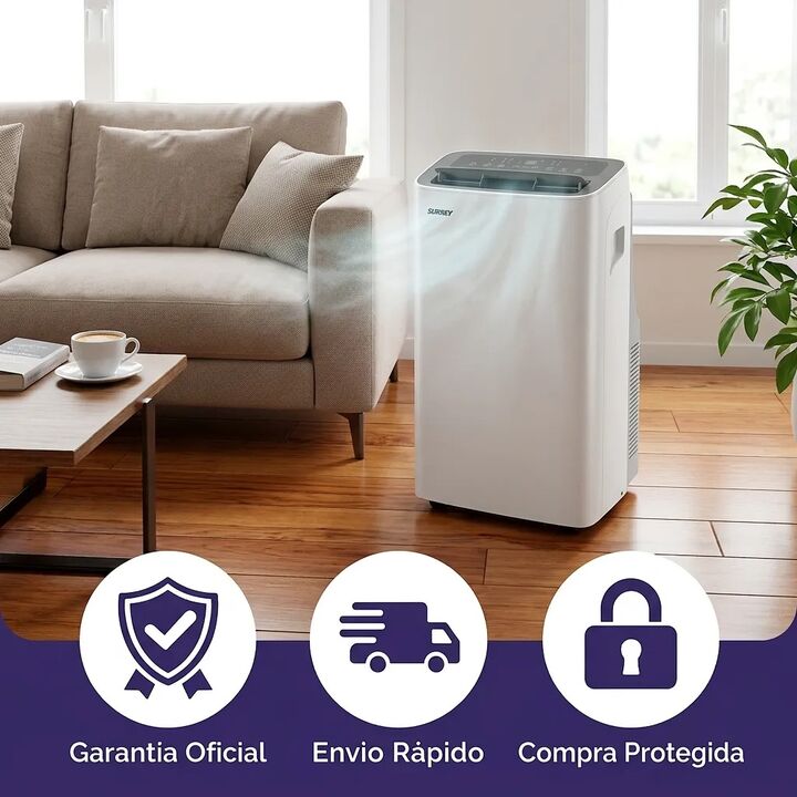 Aire Acondicionado Surrey Portátil Smart Wi-fi 3000 Kcal/h - Vista 11