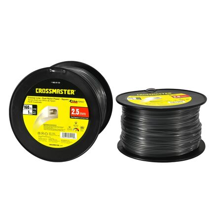 Tanza Dual Alma de Nylon Cuadrada Crossmaster  2,5mm x 1Kg