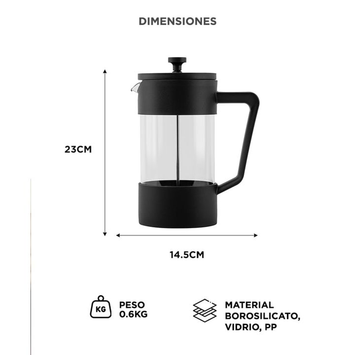 Cafetera Manual Prensa Francesa Gadnic - Vista 5