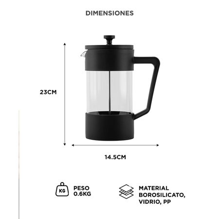 Cafetera Manual Prensa Francesa Gadnic