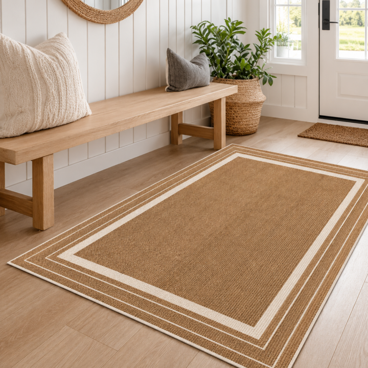 Alfombra Vinílica Deco Antideslizante Limpia Facil Yute Shade Master - Vista 2