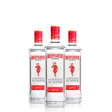 Gin Beefeater London Dry 700 ml Caja x 3