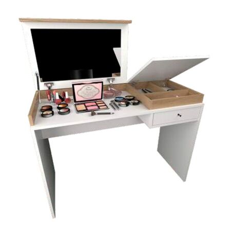 Escritorio Maquillador Table´s 3087-COB 0,77x1,01x0,45 Olmo Blanco