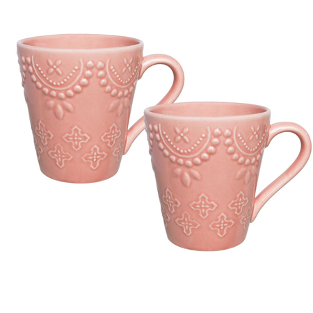 Dallas - Set X2 Jarros 280 Cc Rosas