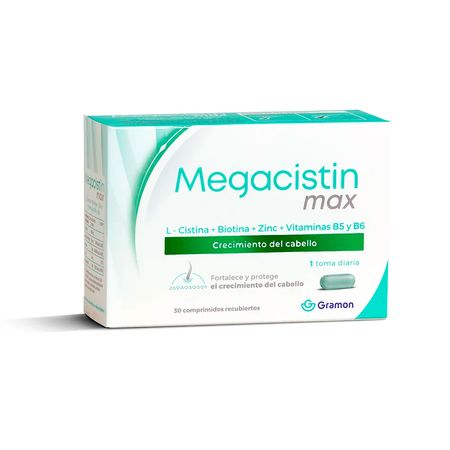 Megacistin Max Anticaida Fortalecedor Cabello X30 Comp