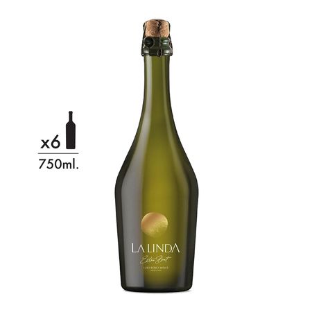 Espumante La Linda Extra Brut Caja x 6