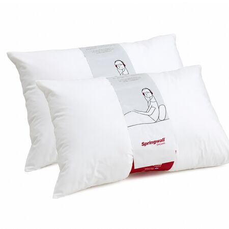 Combo x2 Almohada Springwall Sensación Duvet 70x50cm