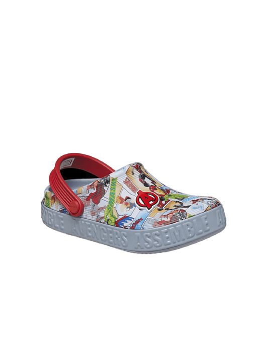 Zuecos Crocs Avengers Off Court Clog Kids Niños Moda Multicolor - Vista 3