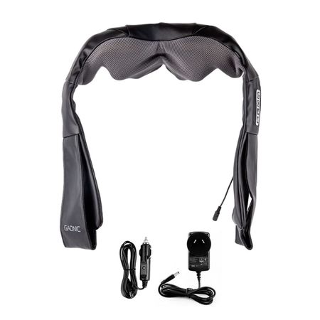 Masajeador Gris Oscuro Gadnic Ombu Cervical y Lumbar Shiatsu Terapia de Calor