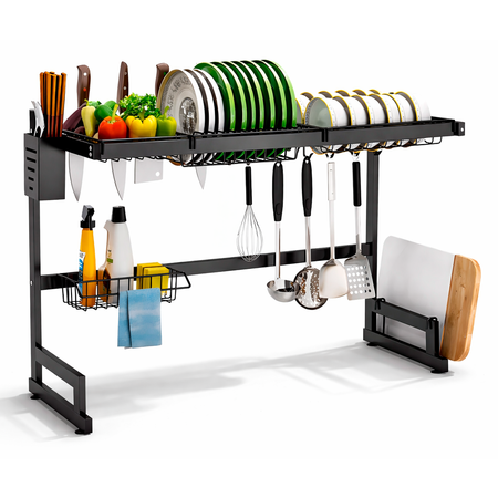 Escurre Seca Platos Para Bacha Organizador 65cm Hogar Actual