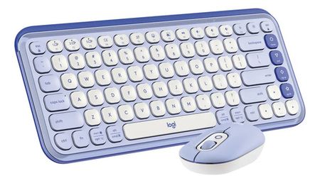 Teclado + Mouse Logitech Pop Icon Lila