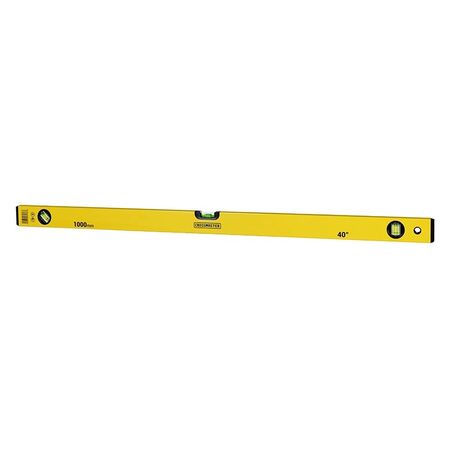 Nivel de Aluminio Crossmaster 3 Gotas Base Magnetico 1000mm
