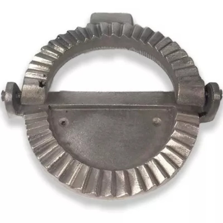 Cierra Empanadas Fundimax Simple Fundicion Aluminio 12 Cm Plateado